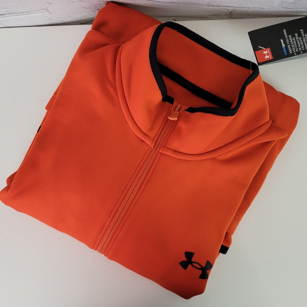 NWT UNDER ARMOUR ColdGear Quarter Zip Pullover - Picture 1 of 10